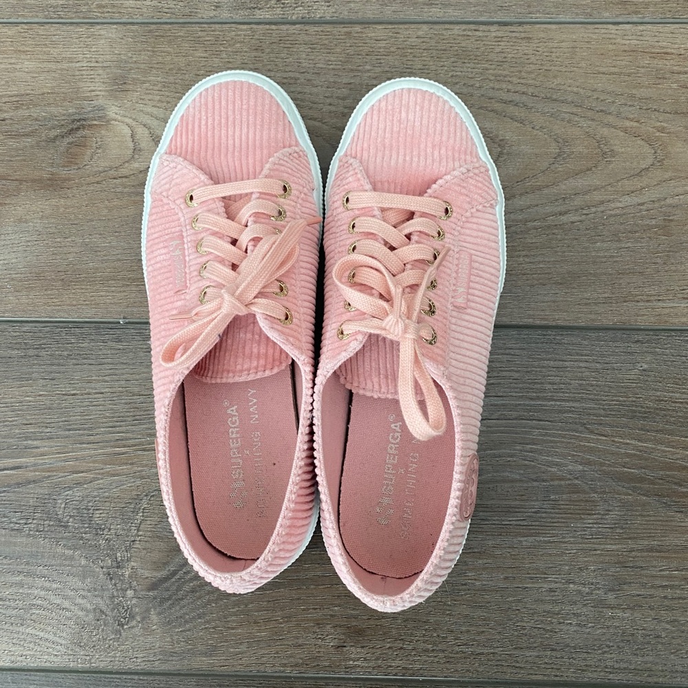 Superga x Something Navy Corduroy 2750